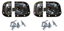 (2 PACK) PENN ELCOM 3758 Recessed Butterfly Latch for Racks/ Cases/ Cabs - ZINC