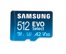 OEM Samsung EVO Select MicroSDXC Memory Card 512GB Micro SD Excellent Condition
