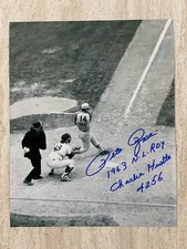 RARE Pete Rose ROOKIE Auto Signed 8x10 Photo 1963 NL ROY CHARLIE HUSTLE 4256