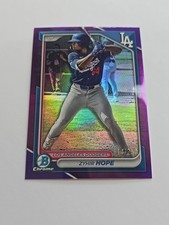 2024 Bowman Draft Chrome Purple Refractor /250 Zyhir Hope #BDC-139