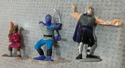 Bullyland Teenage Mutant Ninja Turtles Foot Soldier, Shredder & Splinter Figures
