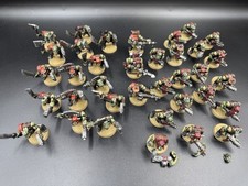 Warhammer 40k 36x Ork Boyz bemalt