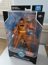 Batman Action Figure McFarlane Toys DC Multiverse Orange Suit Red Platinum Nib