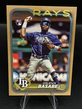 Osleivis Basabe 2024 Topps Series 2 RC Gold Parallel /2024 Rays