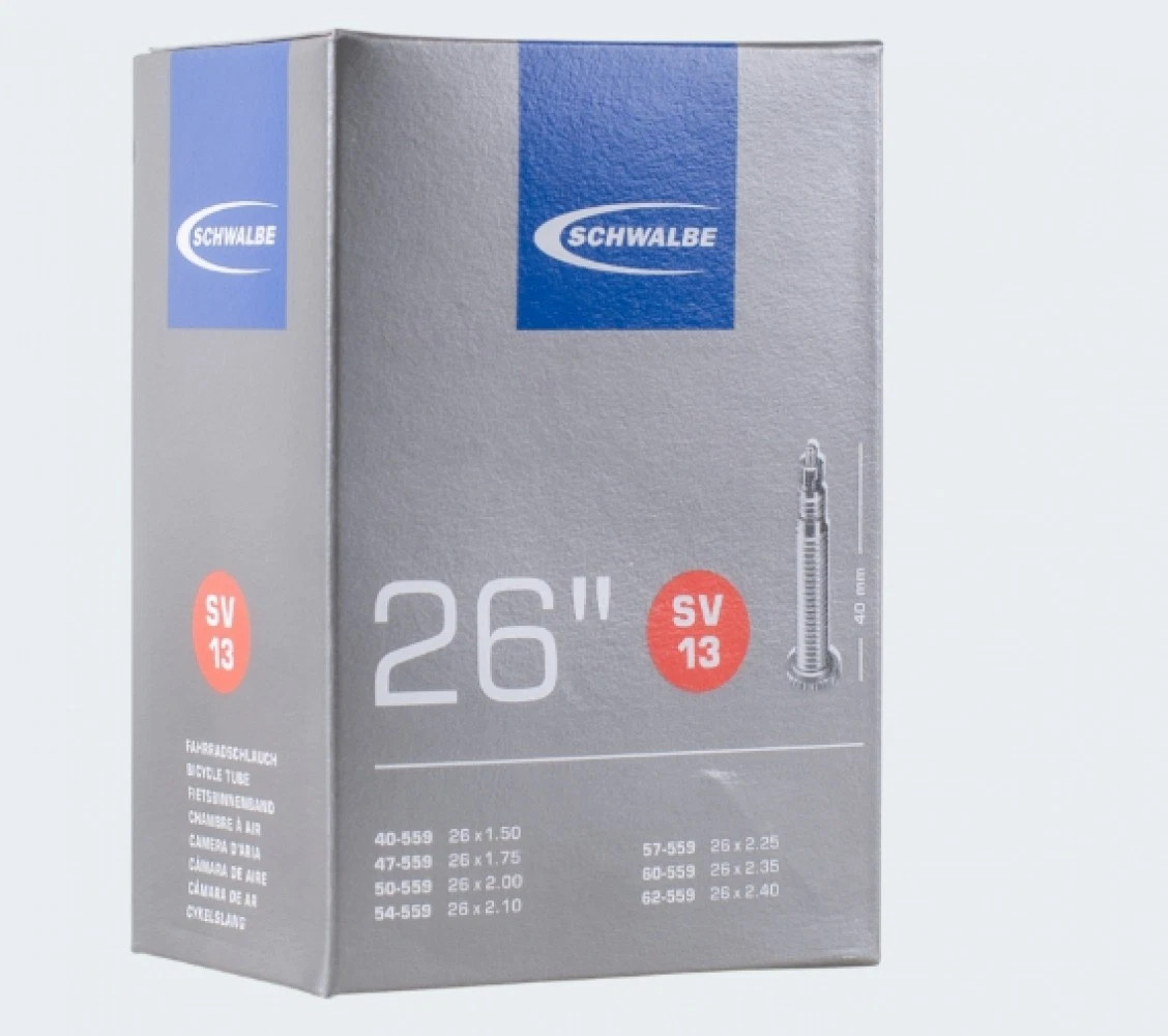 1 or 2  Schwalbe SV13 26 x 1.50 - 2.40 Presta Valve FV 40mm 