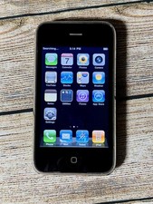 Apple iPhone 3G 8GB Black AT&T Touchscreen Smartphone with Charger Vintage