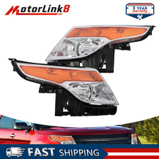 Left Right Pair Halogen Headlights For Ford Explorer 2011-2015 Left Right Pair Halogen Headlights For Ford Explorer 2011-2015