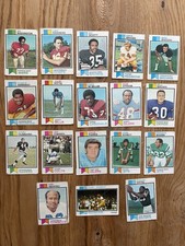 1973 Topps Football 18-Card Vintage Lot Len Dawson Mel Renfro HOF Low Grade