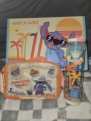 Brand New Wet N' Wild Stitch Collection With Makeup Set, Travel Bag And Brushes