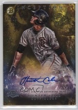 2016 Bowman Inception Prospect Auto Gold 4/25 Hunter Cole #PA-HC Auto 0b0