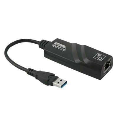 USB 3.0 to 10/100/1000 Mbps Gigabit RJ45 Ethernet Network LAN Adapter for PC Mac
