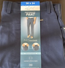 Greg Norman Men's Performance Pant ML75 Blue Size 36X34