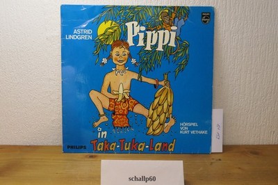   Pippi in Taka-Tuka-Land   Hörspiel von Astrid Lindgren, 12'' LP, gewaschen