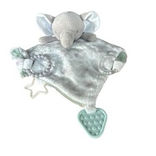 Dream Gro Gray Elephant Lovey Baby Security Blanket