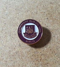 WEST HAM 2012 PLAY OFF FINAL ENAMEL FOOTBALL BADGE