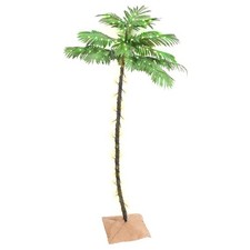 LED Palm Tree Warm White Artificial Outdoor Plant Decor Multi Sizes vidaXL
