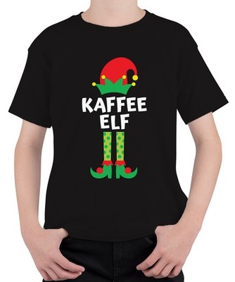 Kaffee Elf Kaffeetrinker - Weihnachten Weihnachtsgeschenk Christmas Unisex Kinde