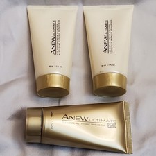 Avon Anew Ultimate Age Repair Cream  7S Cleanser - 1.7oz ea - Lot of 3