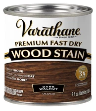 Varathane Premium Fast Dry Wood Stain, Half Pint (Pack of 1), Dark Walnut 