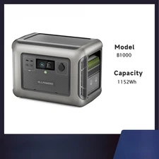 Portable Power Station Battery 1152Wh LiFePO4 Batteries 1152Wh Extra Battery