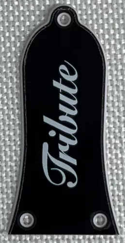 Black 2-Ply For Fit Gibson Les Paul Print Truss Rod Cover Plate Guitar Pickguard