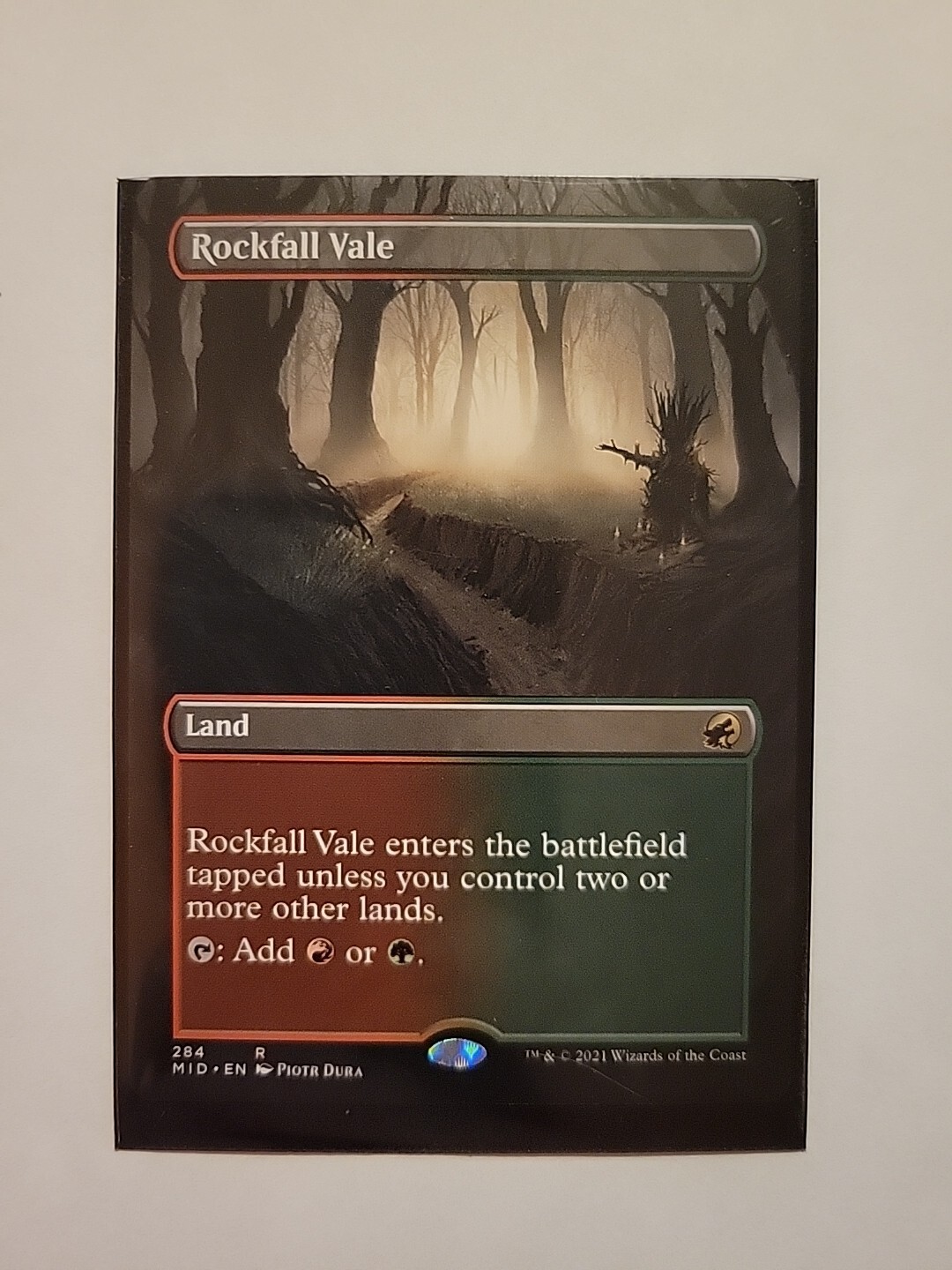 MTG Rockfall Vale Innistrad: Midnight Hunt 284 Regular Rare for sale ...