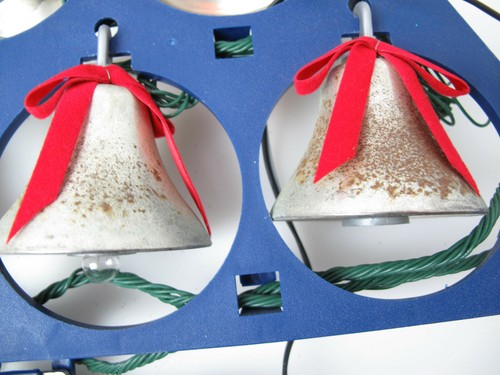 Mr Christmas 10 LIGHTED MUSICAL metal "BELLS of CHRISTMAS" 15 Xmas SONGS - Picture 11 of 12