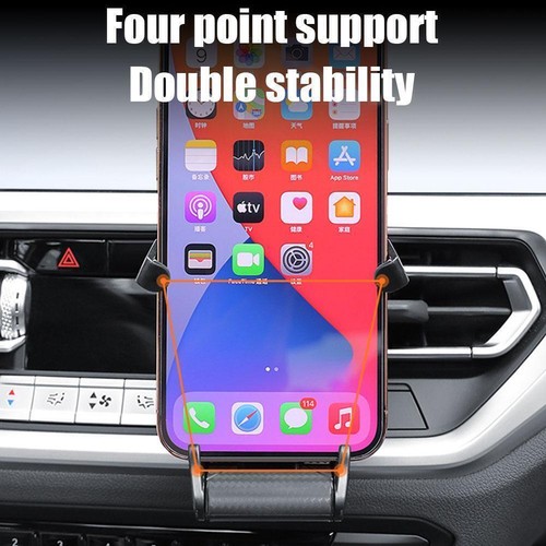 Car Phone Holder Car Airs Vent Clip Racing Seat Design Navigation Hold✨w )ψ F4Q0 - Zdjęcie 7 z 18