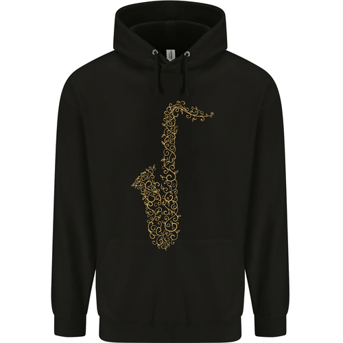 A Saxophone Musical Instruments Brass Band Childrens Kids Hoodie - Picture 16 of 88