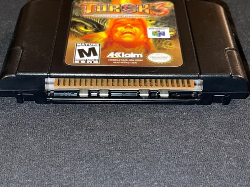 Turok 3: Shadow of Oblivion (Nintendo 64, 2000) Box Manual Complete CIB N64 - Picture 4 of 15