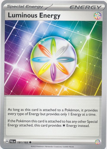 Luminous Energy - 191/193 - Uncommon NM, English Pokemon Paldea Evolved