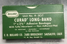 Vintage ~CURAD LONG-BAND, E.D. Bullard Co Unit No. R-3CLT medical, first aid