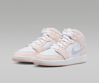 Nike Air Jordan 1 Mid Pink Wash FD8780-601 Grade School
