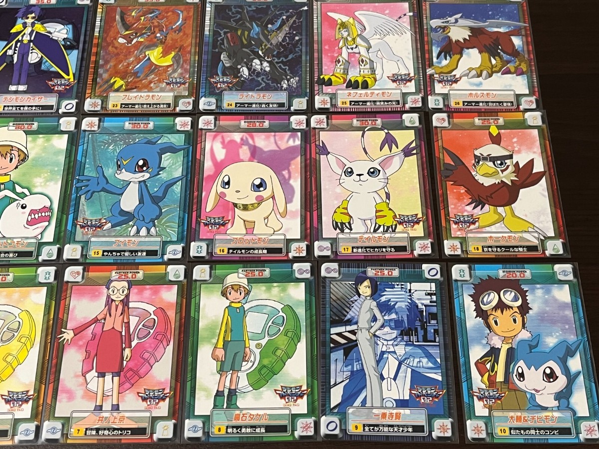 Digimon Adventure 02 Carddass 42 types complete set | eBay