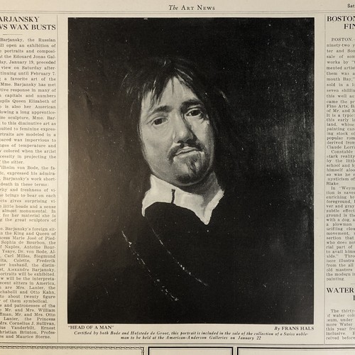 THE ART NEWS - ARTnews - Vol 29 - Jan 17 1931 - No. 16 Melchers Phillips Hals - Picture 9 of 12