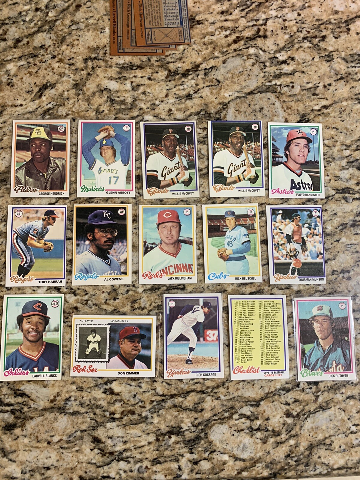1978 TOPPS BASEBALL YOU PICK / COMPLETE YOUR SET #1-723 SEE PICS - Picture 2 of 17