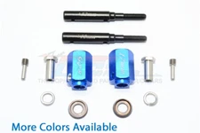 For Traxxas TRX-4 HARDEN STEEL EXTENDED LENGTH F/R STUB AXLE+17MM HEX -12PC SET