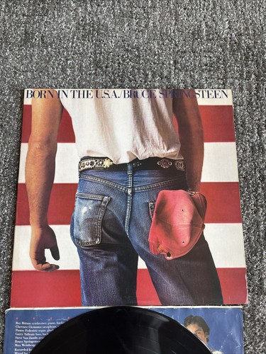 VTG BRUCE SPRINGSTEEN BORN IN THE USA - QC 38653 Vinyl LP Record Lyric Press - 第 2/6 張圖片
