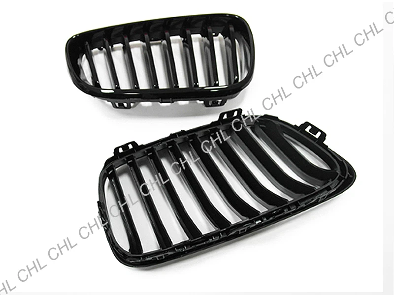 Parrilla delantera negra brillante brillante para BMW F22 F23 220i 228i 235i M235i 14-18 Foto 3 de 3