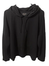 Mondetta Men's Black Athletic Long Sleeve Performance Pullover Hoodie Size XL