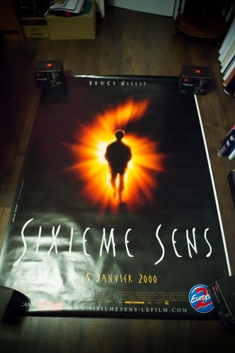THE SIXTH SENS B French Shelter Rolled D/S Vintage Movie Poster Original 1999