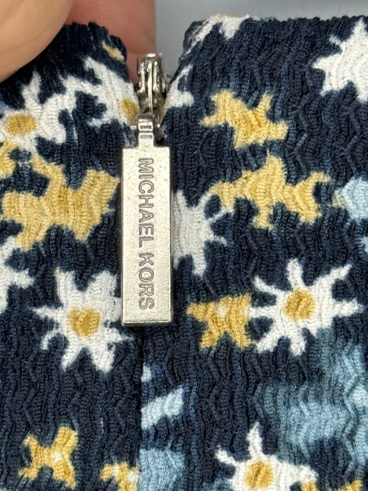 Abito floreale Michael Kors da donna Chambray taglia large