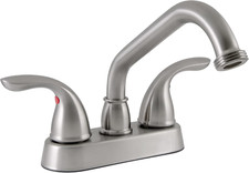525147 Ashland 2-Handle Utility Faucet in Satin Nickel