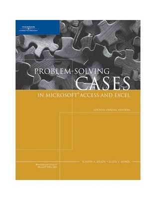 Problem-Solving Cases in Microsoft Ac..., Monk, Ellen F