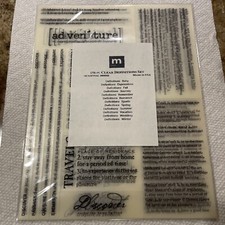 Making Memories Scrapbooking Clear Definitions 156 Pc Journal Supplies