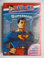 DVD Brand New,Original Bazooka-Classic Bubble Toons-Superman,Interactive Games