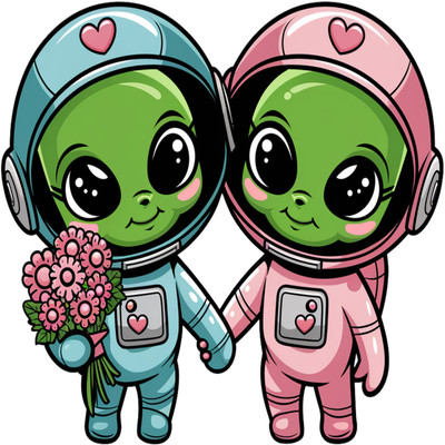 30 Custom Young Alien Love Personalized Address Labels | eBay