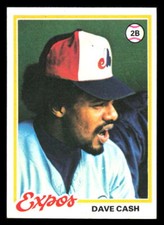 1978 Topps Dave Cash #495 Montreal Expos MID-LOW GRADE Card