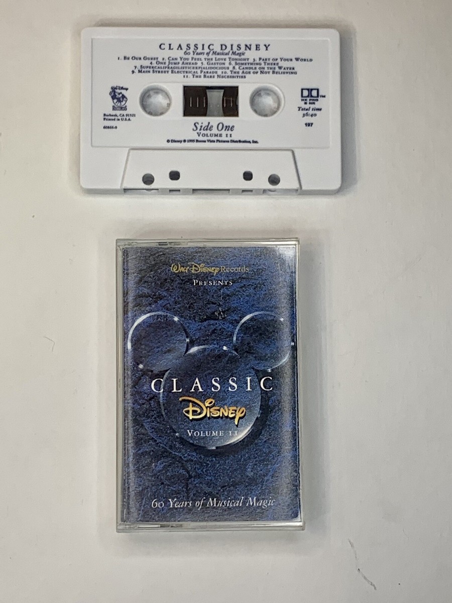 Classic Disney Vol. 2 Cassette Tape Walt Disney Records Lion