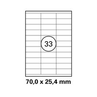 Mayspies Etiketten Laser 70 X 25,5 Mm !! 500 Blatt à 33 Etiketten !!
